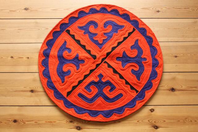 Eshsoy - Shyrdak Felt Rug/88 cm Diameter - image 1