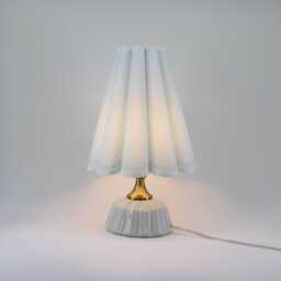 Handmade Greenish-Blue Fabric Ceramic Lamp Home Decor Lighting-40#