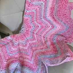 Handmade Crochet Baby Blanket Star Shaped - thumbnail 4