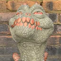 Baby Dragon Sculpture Concrete Figurine Stone Wild Animal Statue Handcrafted Garden Decor Cement Yard Ornament Lover Gift - thumbnail 4