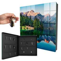 Mountain Landscape Key Cabinet For Home, Green Box Photographic Landscapes, Lovers Of Nature & Peace - thumbnail 1
