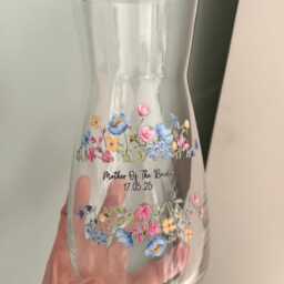 Personalised Mother Of The Bride Vase, Anniversary Gift - thumbnail 3