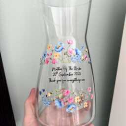 Personalised Mother Of The Bride Vase, Anniversary Gift - thumbnail 2