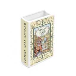Vintage Winnie The Pooh Book Vase, Ceramic Shaped Flower Vase With Classic Cover, Bear Decor, Lover - thumbnail 2