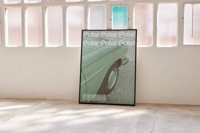 Vintage Car Wall Art - Polar Print For Bedroom - image 1