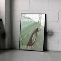 Vintage Car Wall Art - Polar Print For Bedroom - thumbnail 3