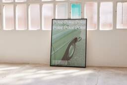 Vintage Car Wall Art - Polar Print For Bedroom - thumbnail 1