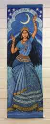 Anumati Goddess Fabric Wall Hanging Designed By Wendy Andrew