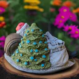 Relaxing Santa Claus Statue Concrete Sculpture Cement Winter Ornament Outdoor Christmas Decoration Winter Figurine Lover Gift - thumbnail 4