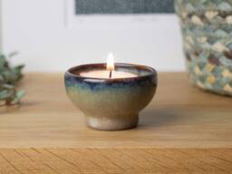 Handmade Ceramic Tea Light Candle Holder Available in 11 Glazes - Stylish Housewarming Gift, Nature-Inspired Hand Crafted Tealight