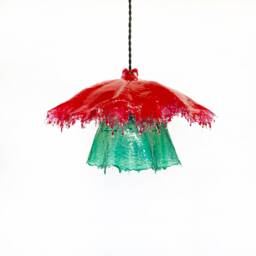 The Lola Lamp. One-Of-A-Kind Handcrafted Lighting. Resin Pendant Lamp, Drip Ambient Light, Mushroom Decor, Jellyfish Light Home Decor - thumbnail 2