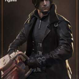 Leon Kennedy Resident Evil 3D Printed Figure 110 Scale - thumbnail 2