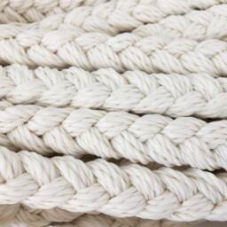Natural Sitting Hammock Made With Thick Cotton/Nylon Thread Customs Taxes Included - thumbnail 4