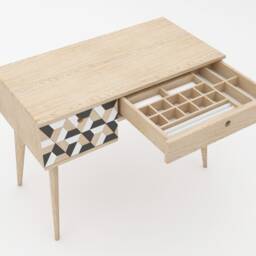 Desk , Women's Dressing Table Collection Ana Mid Century Modern - thumbnail 4