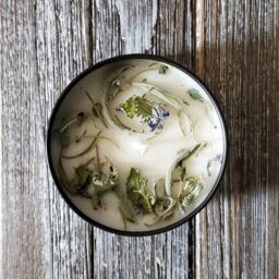 study-Aid, Soy Container Spell Candle 8 Oz, Organic, Rosemary, Peppermint, Sage, Jasmine Blossoms - thumbnail 2