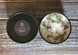 study-Aid, Soy Container Spell Candle 8 Oz, Organic, Rosemary, Peppermint, Sage, Jasmine Blossoms - thumbnail 1