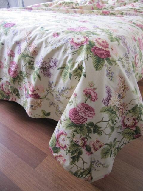 Oversized Super King Duvet Cover 120x120 120x98 Queen Pink Blue Rose Roses Floral Shabby Chic Bedding Purple Nurdanceyiz - image 1