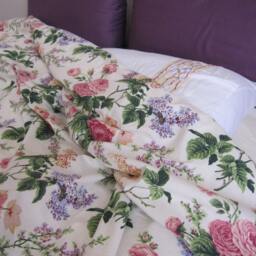 Oversized Super King Duvet Cover 120x120 120x98 Queen Pink Blue Rose Roses Floral Shabby Chic Bedding Purple Nurdanceyiz - thumbnail 3