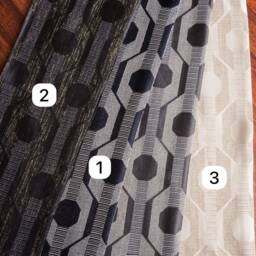 Luxury Gray & Silver Turkish Curtains Modern Home Drape - thumbnail 3