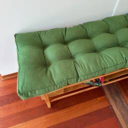 Linen Bench Cushion, Floor Sofa, Custom Cushion, Window Seat Bench Seat, French Cushion Sofa Cushion - thumbnail 2
