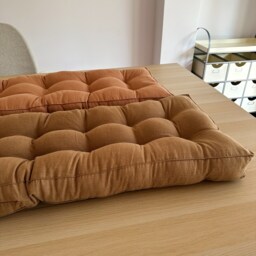 Linen Bench Cushion, Floor Sofa, Custom Cushion, Window Seat Bench Seat, French Cushion Sofa Cushion - thumbnail 4