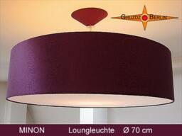 Lounge Lamp Minon ??70 cm Pendant With Diffuser Canopy Silk - thumbnail 2