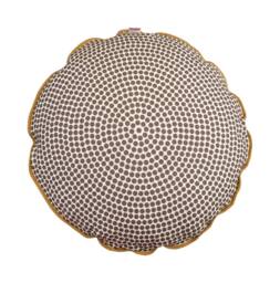 Round Pillow in Lightweight Cotton Twill Fabric Made From High Quality 100% Cotton 2 Sided, 17 Inches With Or Without Feather Insert - thumbnail 1