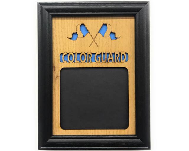 Color Guard Picture Frame - 5x7 Holds 3.5x4 Photo Gift, Coach Awards, Life - image 1