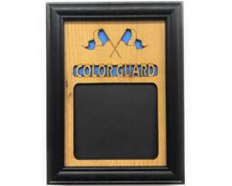 Color Guard Picture Frame - 5x7 Holds 3.5x4 Photo Gift, Coach Awards, Life - thumbnail 1