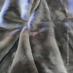 Luxury Faux Fur Throw Blanket - Bunny Rabbit Shag, Minky Lining - thumbnail 4