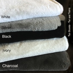Luxury Faux Fur Throw Blanket - Bunny Rabbit Shag, Minky Lining