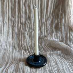 Sea Fever Candlestick Set, Blue Candle Gift Homeware, Boho Home Decor, Speckled Stick Holder - thumbnail 3