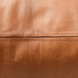 Moroccan Handmade Pouf, Leather Light Tan Poufs , Ottoman Square Footstool, Berber Floor Cushion, Furniture, Coffee Table, Ottoman Pouf, Leather - thumbnail 3