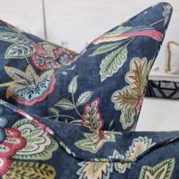 Large Double Sided Cushion With Optional Piping, 19 Inch Square Made Chanterelle Fabric By Iliv - thumbnail 3