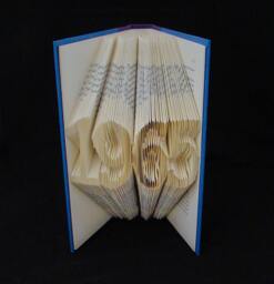 1965 Numbers & Digits Folded Book Art Sculpture - thumbnail 1