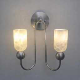 Modern Mid Century Handmade Double Shade Alabaster Wall Lamp Alabaster Sconce - thumbnail 3