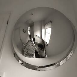 Convex Mirror, Wall Fisheye Infinity Curve Asymmetrical Unique Acrylic Decor - thumbnail 2