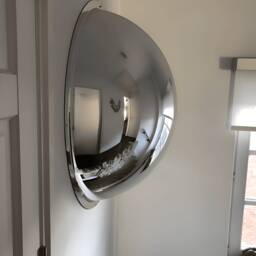 Convex Mirror, Wall Fisheye Infinity Curve Asymmetrical Unique Acrylic Decor - thumbnail 3