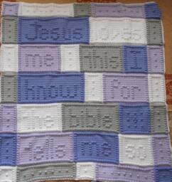 Jesus Song - Pattern For Crocheted Blanket