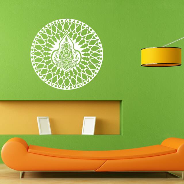 Mandala Ornament Yoga Ganesh Namaste Om Wall Sticker Vinyl Mural Decal Home House Apartment Art Decor Free Shipping L018 - image 1