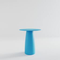 Kopar Small Round Black Color Dining Table D690mm - thumbnail 4