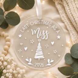Last Christmas As A Miss Bauble, Tree Decoration - thumbnail 1