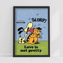 Garfield Print - Love Is Not Pretty Poster Wall Art - thumbnail 1