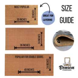 Home Doormat With Cactus - Southwestern Welcome Mat Desert Decor Front Door Rug Succulent Porch Housewarming Gift - thumbnail 3