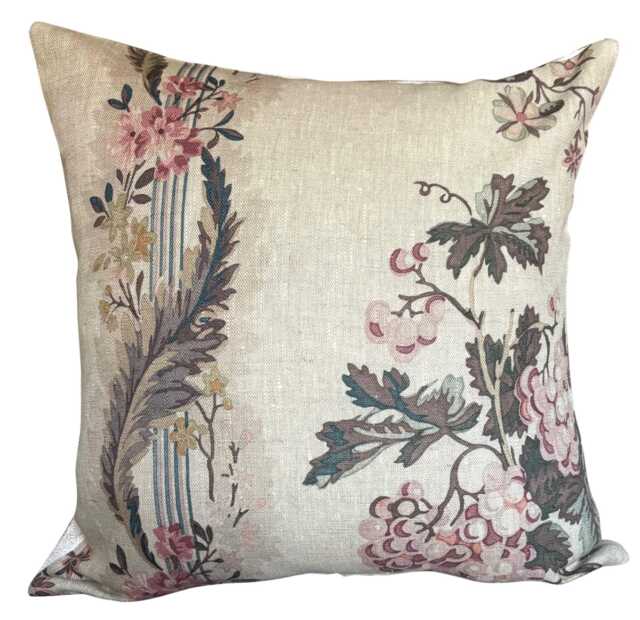 Ralph Lauren Espalier Vintage Rose Floral Pale Pink Cushion Cover - image 1