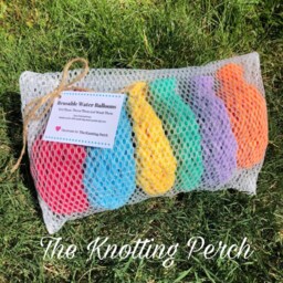Crochet Water Balloons Set Reusable Summer Toys - thumbnail 2
