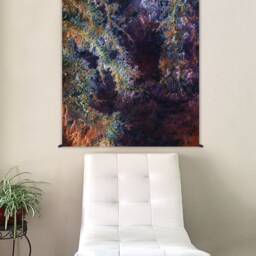 Psychedelic Tapestry - Hippie Nature Wall Earth Landscape Yoga Gift Map Ghadamis - thumbnail 2