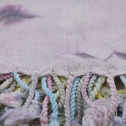 Colorful Towel, Batik Desing Towel, Peshtemal, Bath Towel, Turkish Peshtemal, Batik Towel, 38''x65 - thumbnail 3