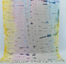 Colorful Towel, Batik Desing Towel, Peshtemal, Bath Towel, Turkish Peshtemal, Batik Towel, 38''x65 - thumbnail 1