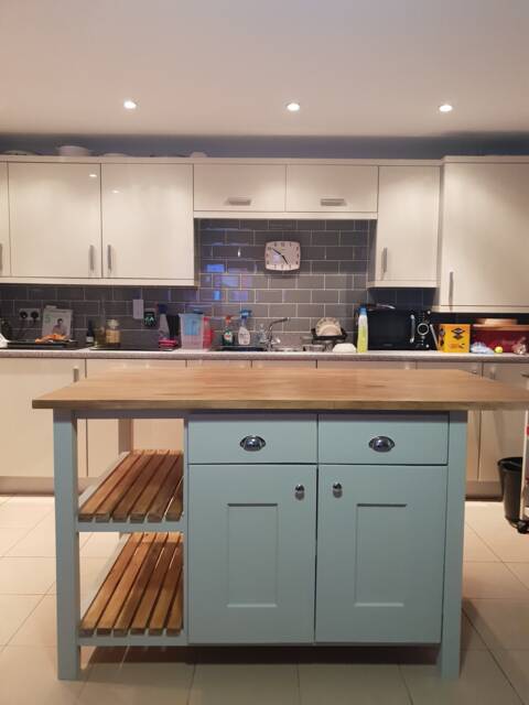 Open Shelves Kitchen Island - The Cheltenham - image 1